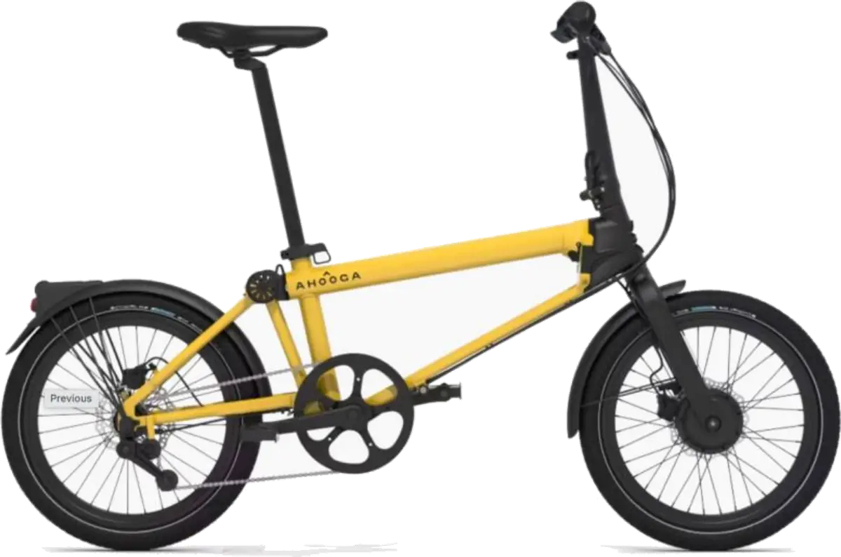 Gelbes Klapp-/Faltvelo