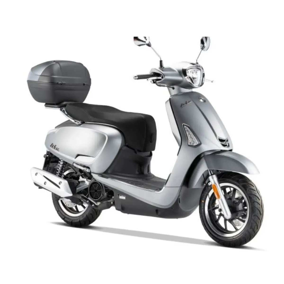 Kymco Like 125 CBS Roller in Mat Silver Cristal mit Topcase