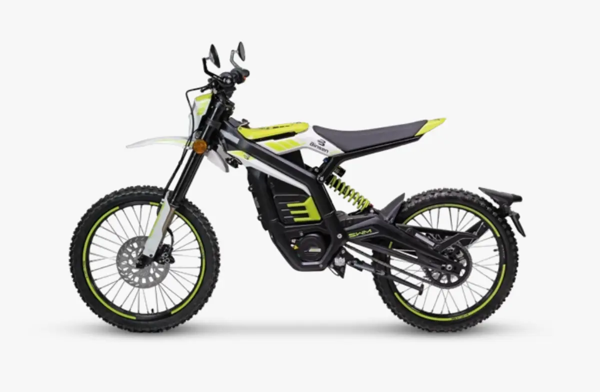 SWM Elektro-Motorrad in Schwarz-Gelb